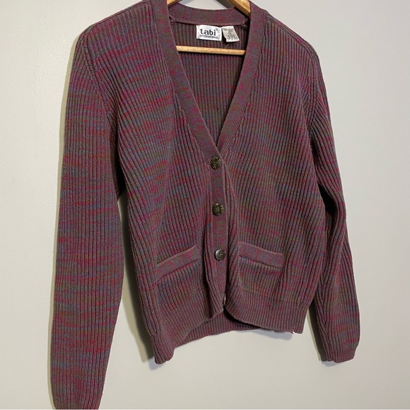 Vintage TABI Cotton‎ Multicoloured Cardigan - Picture 6 of 10
